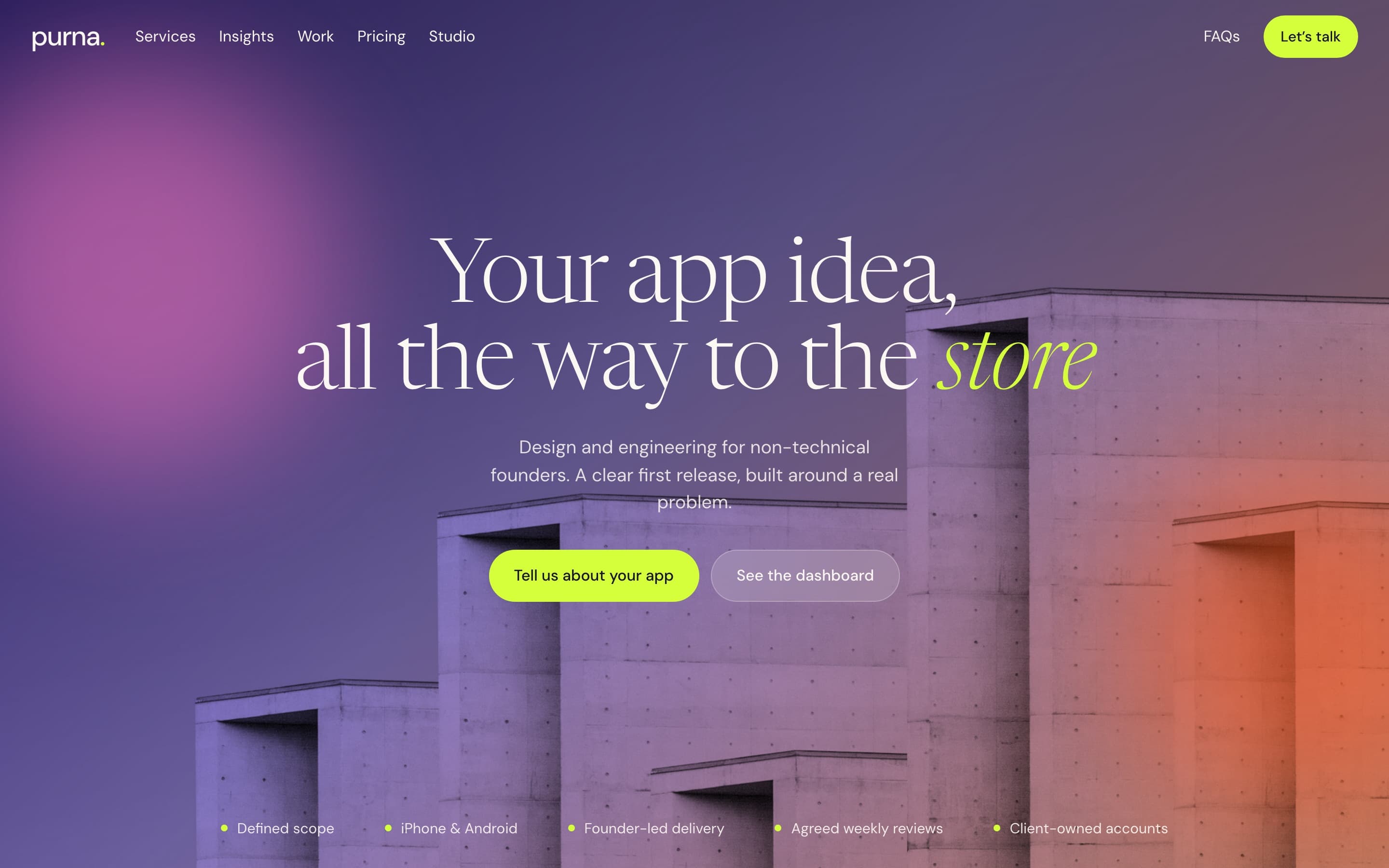 The AI Design Studio homepage